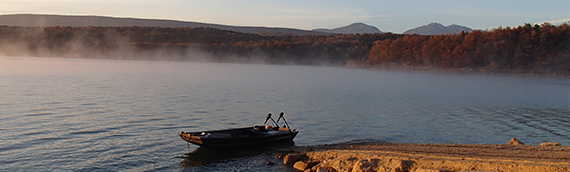 Embarcadère "pêche" du lac de Montbel
