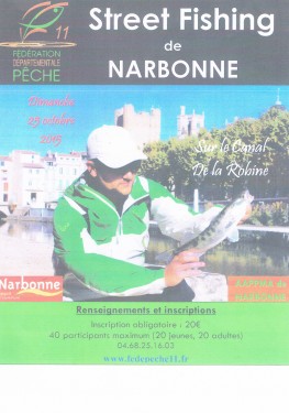 Compétition street-fishing Narbonne 2015