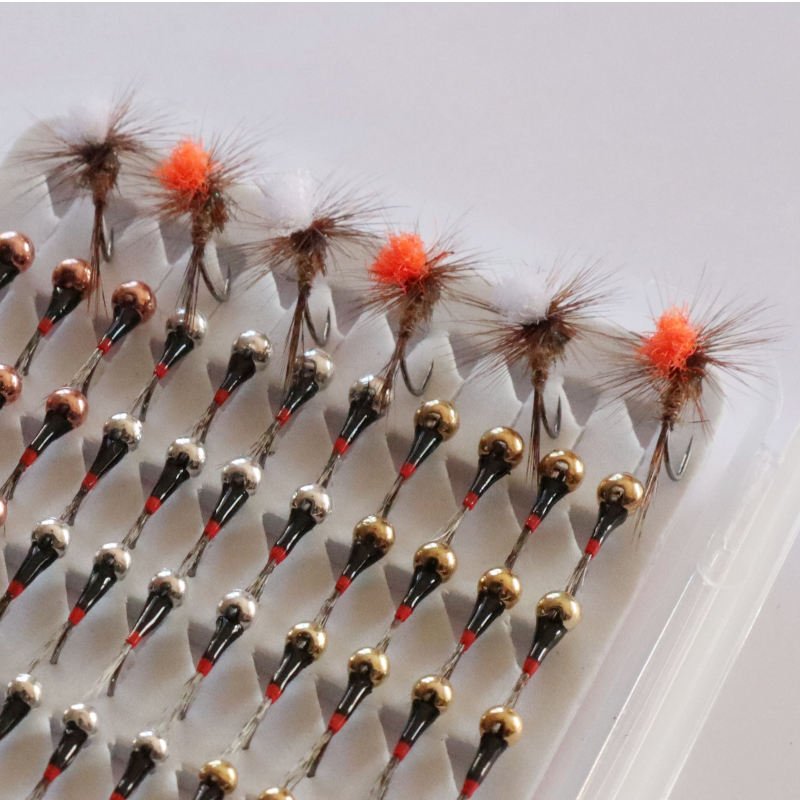 20 Mouches Blobs Longue Queue Pour Truite – Sélection De 3 Couleurs, Pêche à La Mouche, Flottabilité Neutre