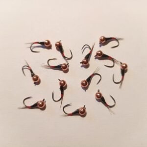 Perdigone noire à cul rouge CUIVRE / destockage à l'unité
