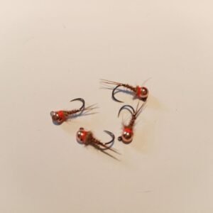 JIG CUIVRE Pheasant tail collerette orange / destockage à l'unité (Copie)